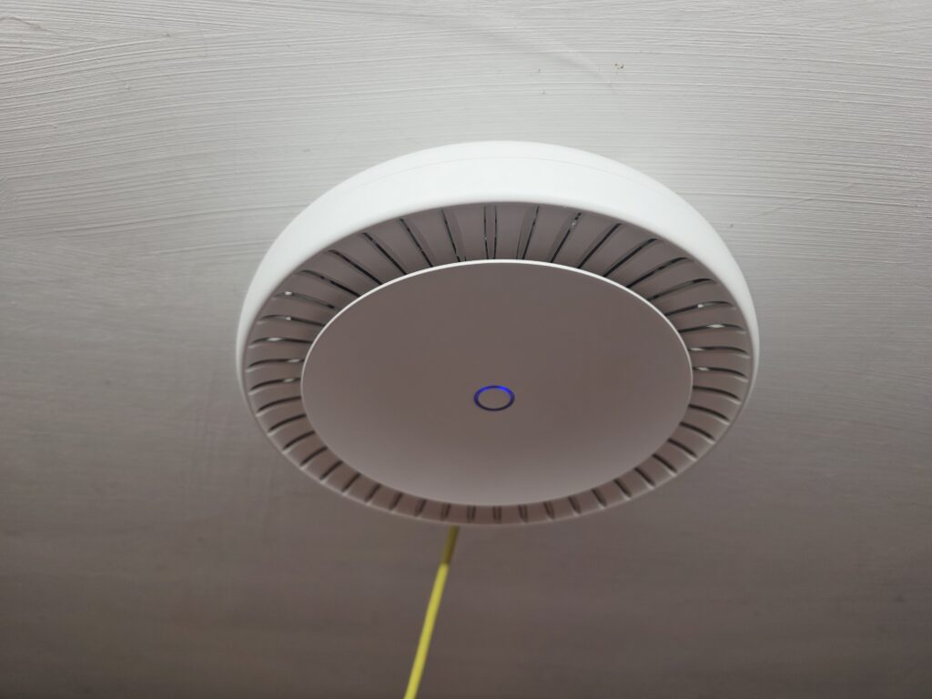 MikroTik cAP ax access point used on my home Wi-Fi network